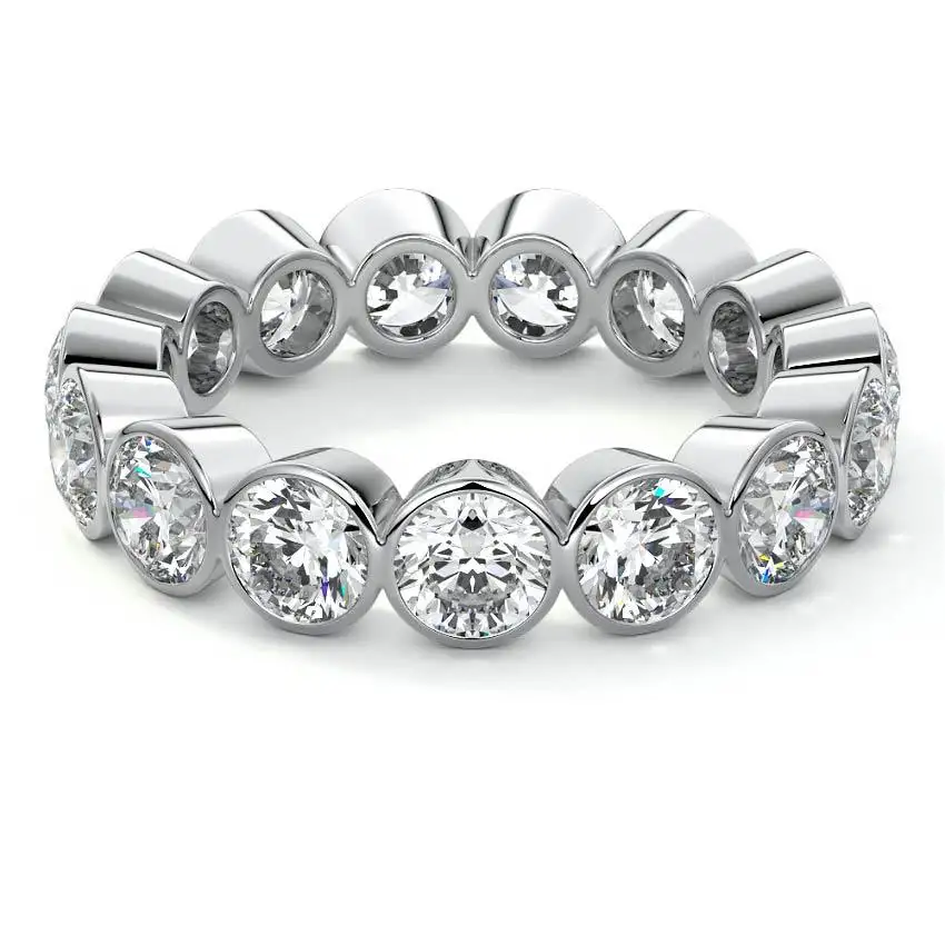 East-West Bezel Eternity Band